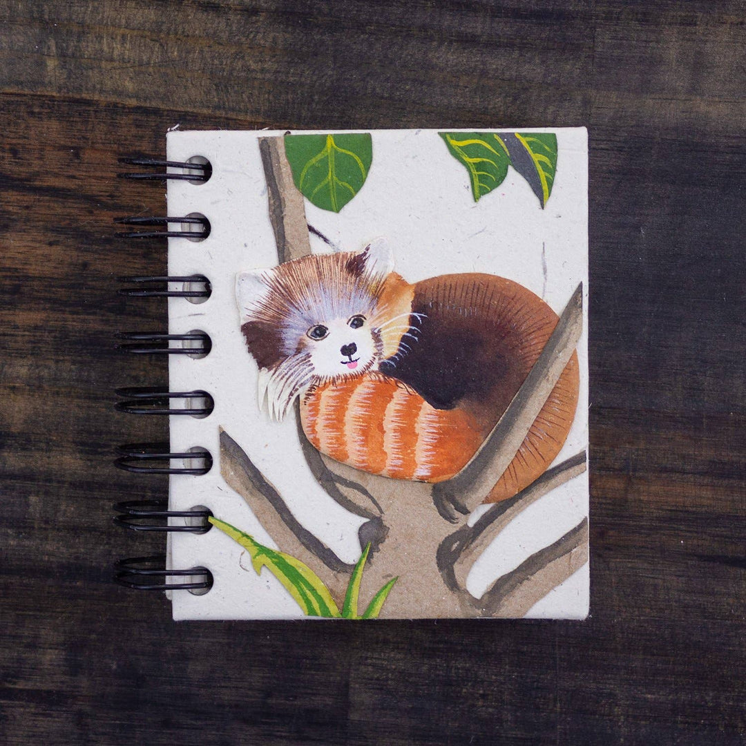 Red Panda Small Notebook
