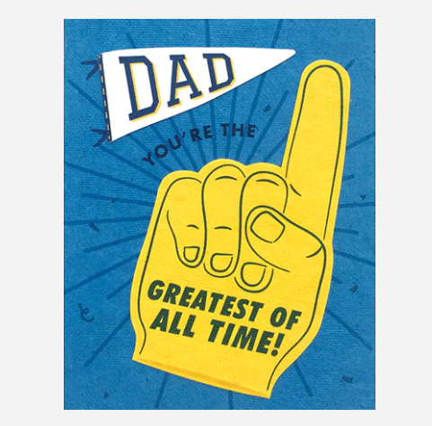 DAD Greatest of all Time Greeting Card