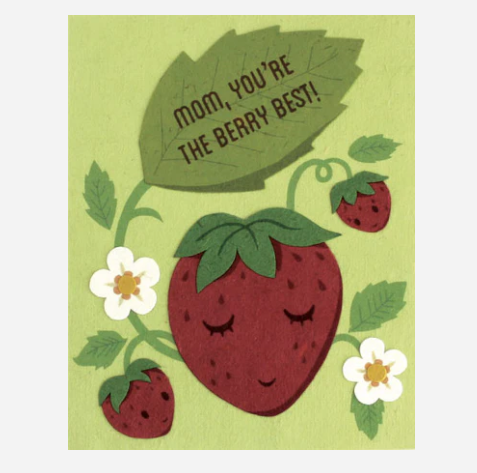 Berry Best Mom Greeting Card