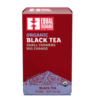 Black Tea 20 Tea Bags Organic Equal Exchange
