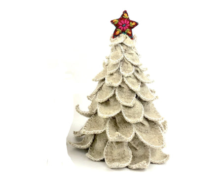 Hand Spun Wool Yule Tree