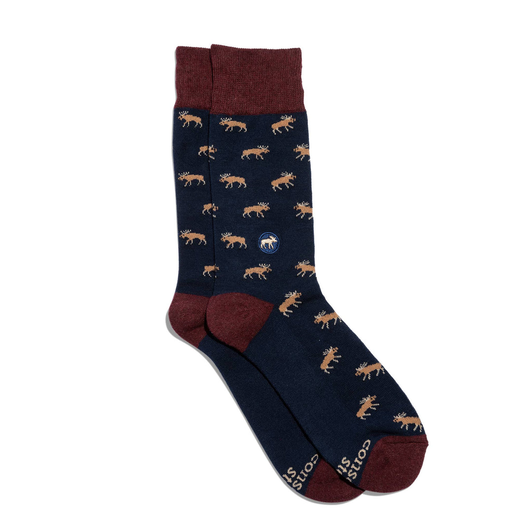 Socks that Protect Moose Conscious Step