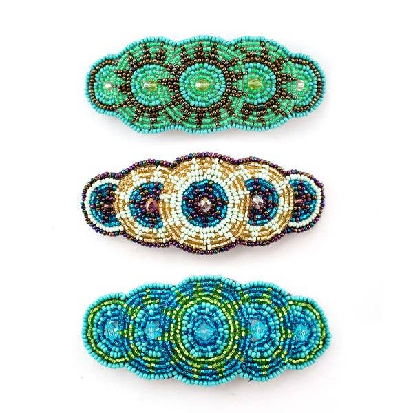Beaded Hair Barrette