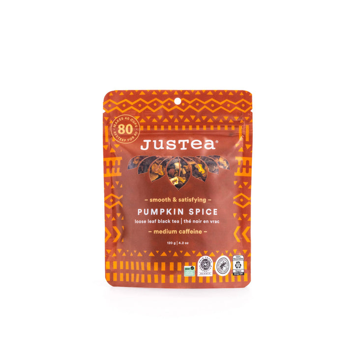 Pumpkin Spice Tea Loose Leaf 4.2oz JusTea