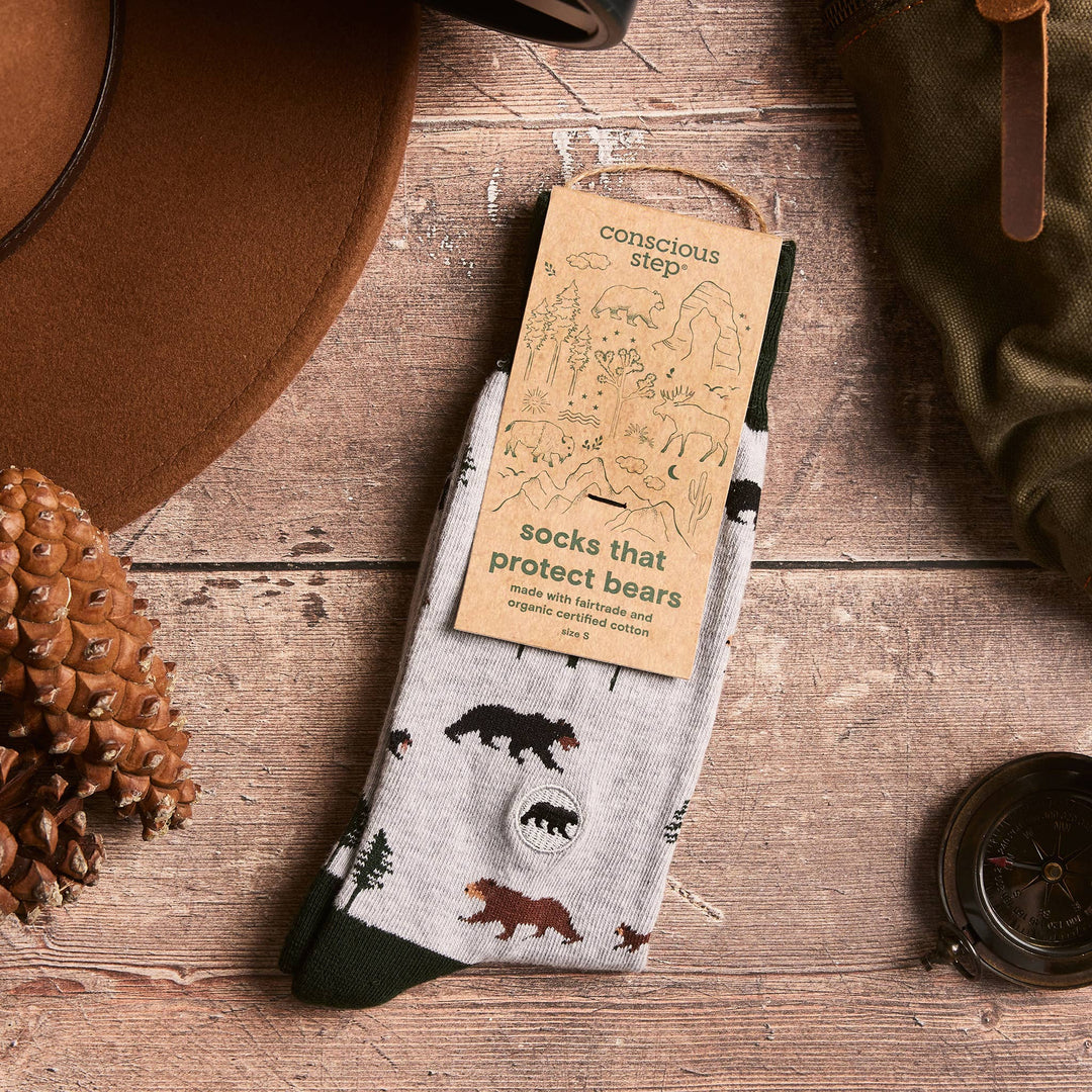 Socks that Protect Bears Conscious Step