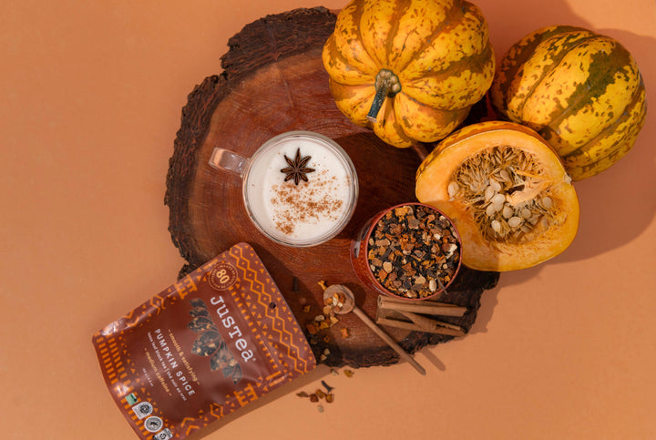 Pumpkin Spice Tea Loose Leaf 4.2oz JusTea