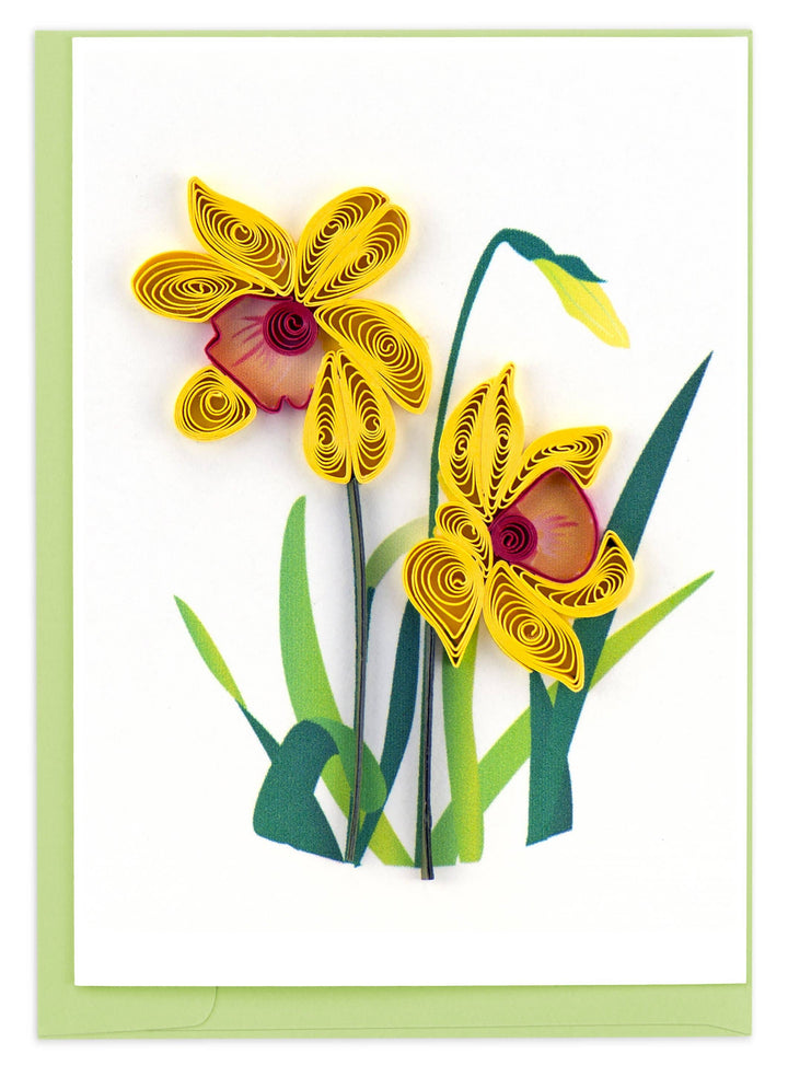 Daffodil Mini Quilling Card / Gift Enclosure