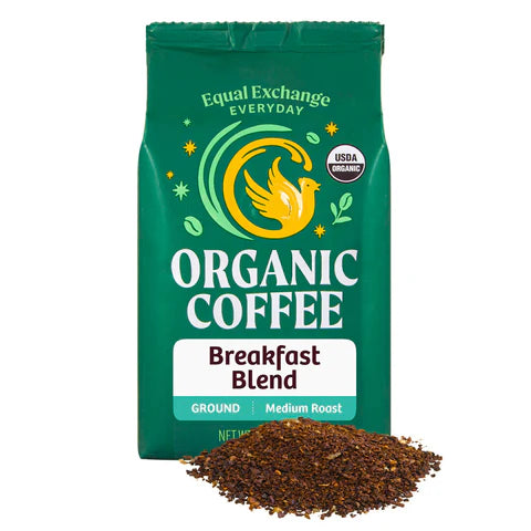 Everyday Breakfast Blend Medium Ground Coffee 9oz Organic Equal Exchange