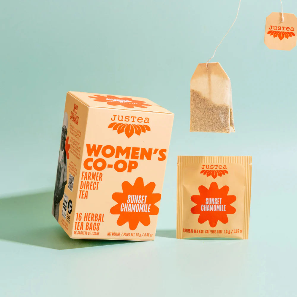 Sunset Chamomile Tea 16 Tea Bags Organic JusTea