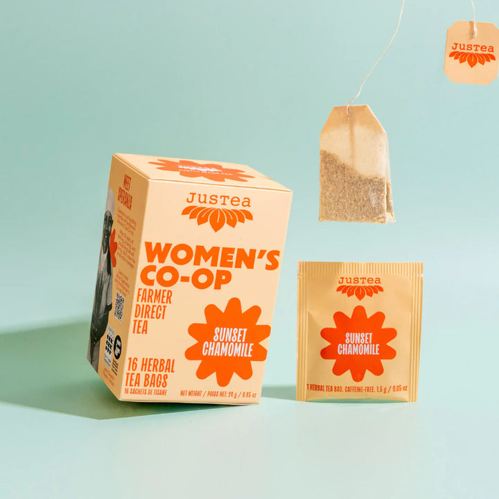 Sunset Chamomile Tea 16 Tea Bags Organic JusTea