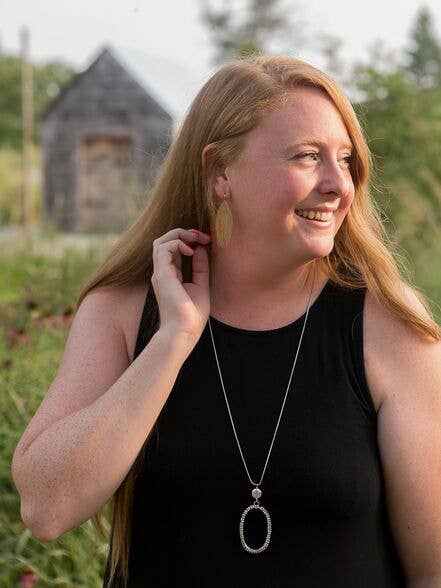Glacial Striation Earrings - Silver
