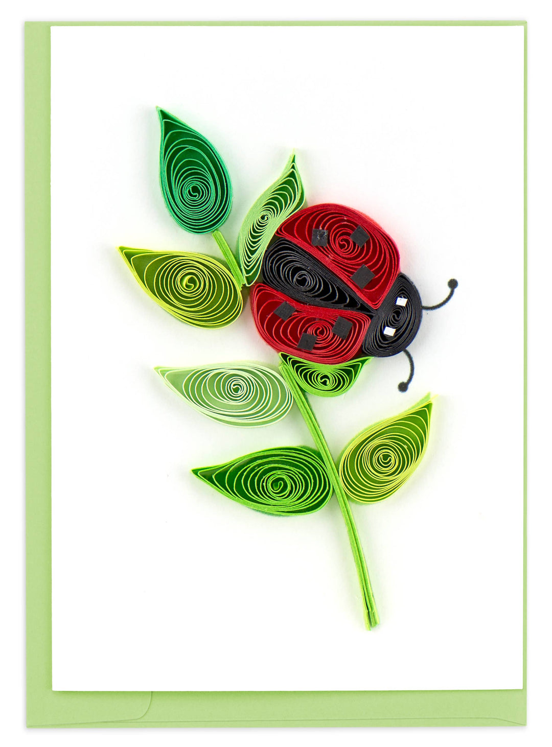 Ladybug Quilled Gift Enclosure Mini Card