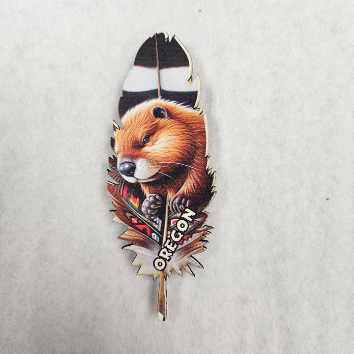 Oregon Feather Magnets Assorted