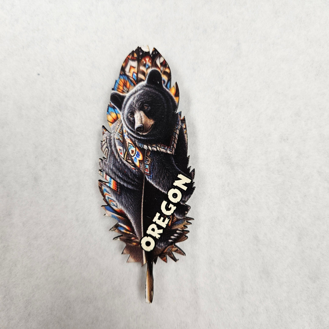 Oregon Feather Magnets Assorted