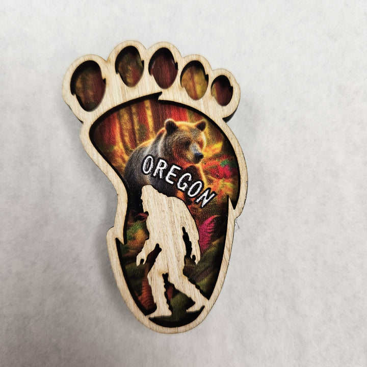 Bigfoot Oregon Magnet Assorted