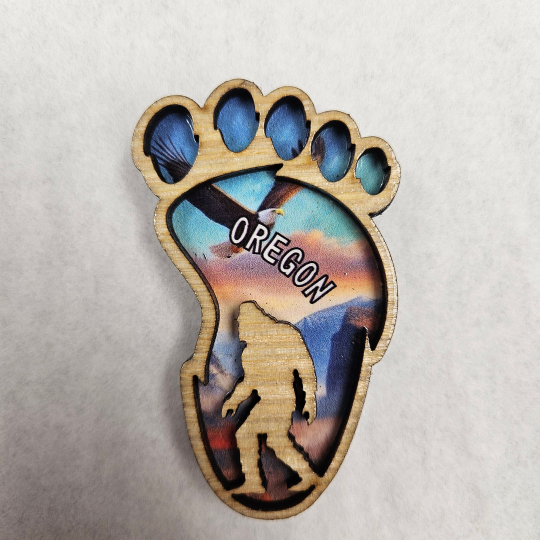 Bigfoot Oregon Magnet Assorted