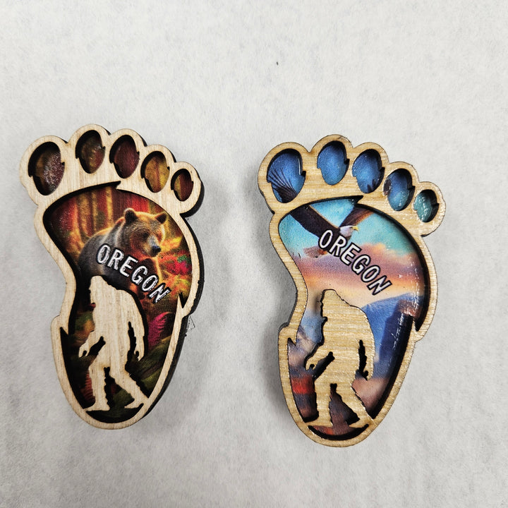 Bigfoot Oregon Magnet Assorted