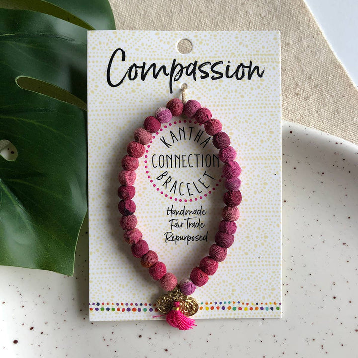 Compassion Connection Bracelet - Kantha