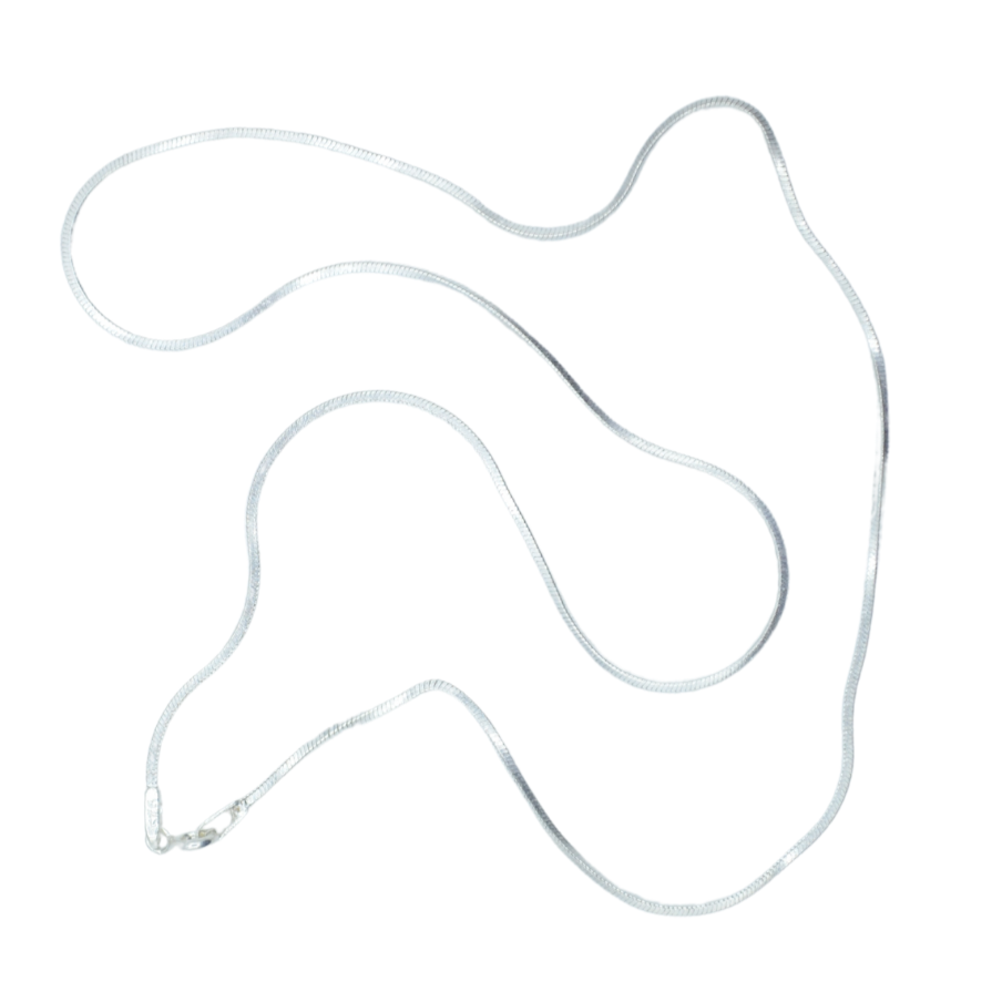 Shimmer Silver Chain Necklace