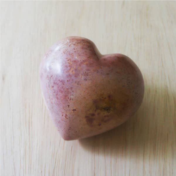 Large Natural Soapstone Heart