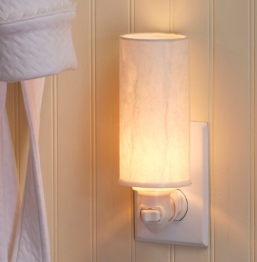 Cylinder White Nightlight