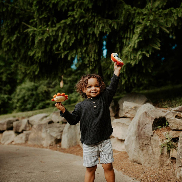 Rainbow Organic Rattle