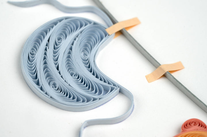 Baby Clothesline Quilling Card