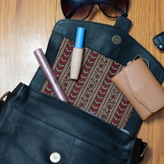 Black Kolkata Crossbody Bag