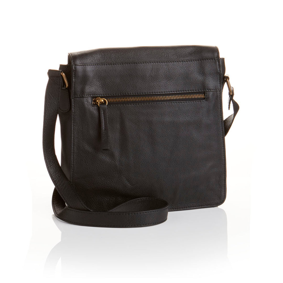 Black Kolkata Crossbody Bag