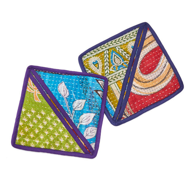 Pot Holder Kantha