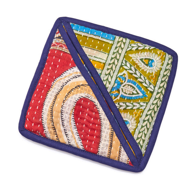 Pot Holder Kantha