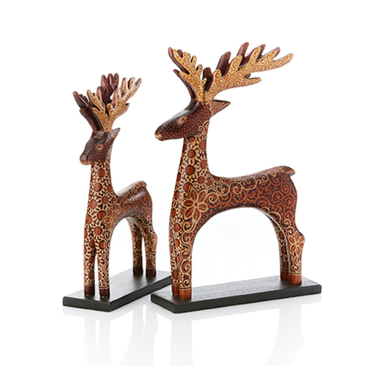 Batik Reindeer - Set of 2