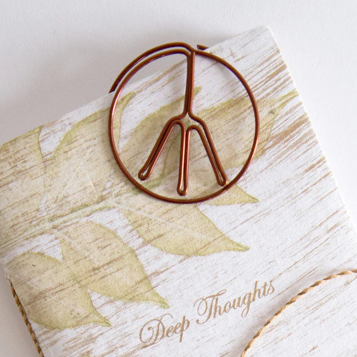 Peace Symbol Bookmark