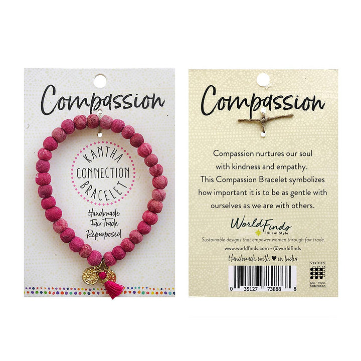 Compassion Connection Bracelet - Kantha