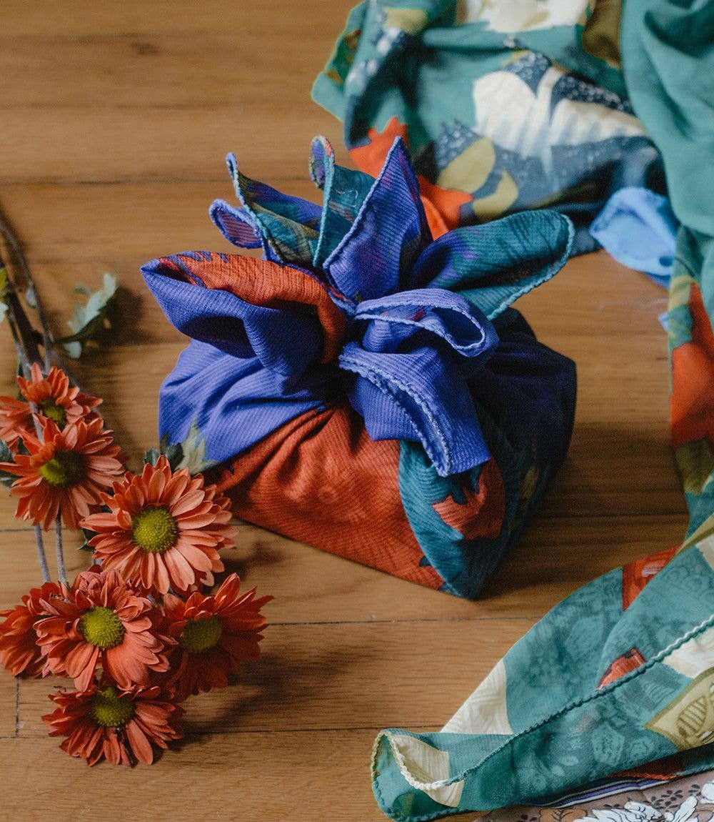 Upcycled Sari Fabric Gift Wrap/Scarf Assorted