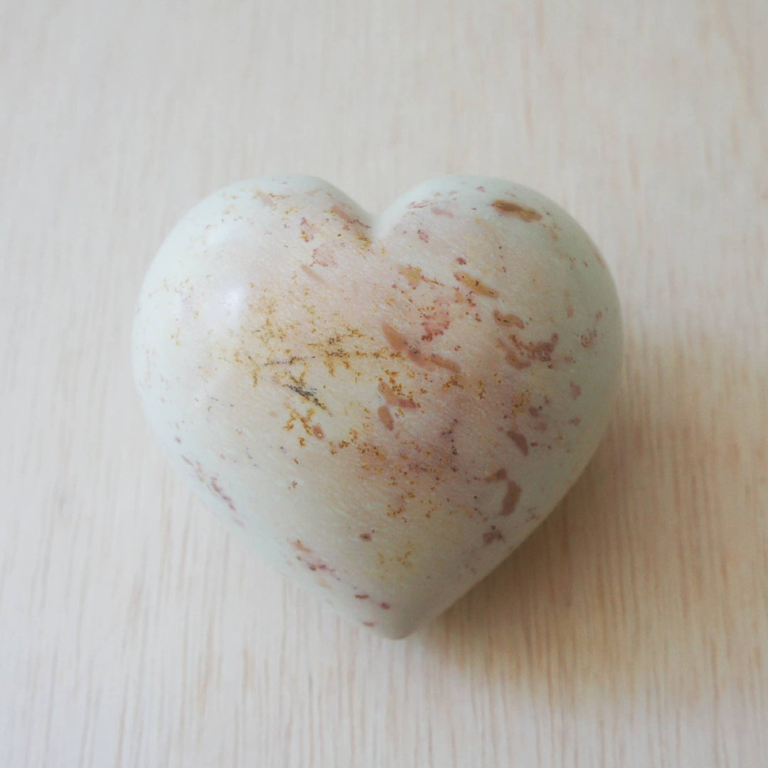 Large Natural Soapstone Heart