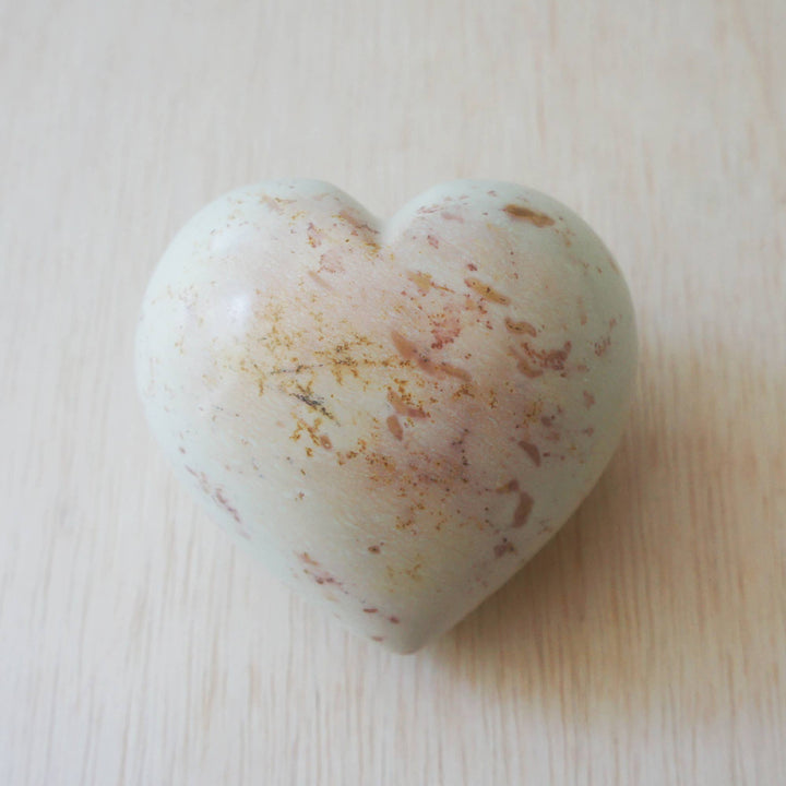 Large Natural Soapstone Heart
