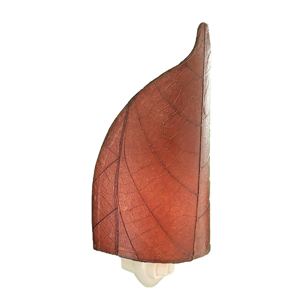 Leaf Burgundy Nightlight