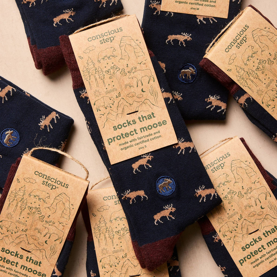 Socks that Protect Moose Conscious Step