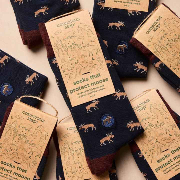 Socks that Protect Moose Conscious Step