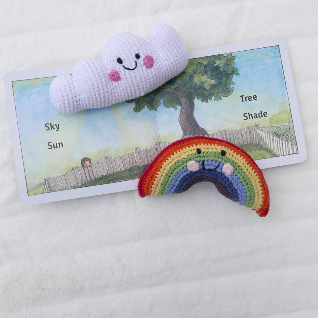 Rainbow Organic Rattle