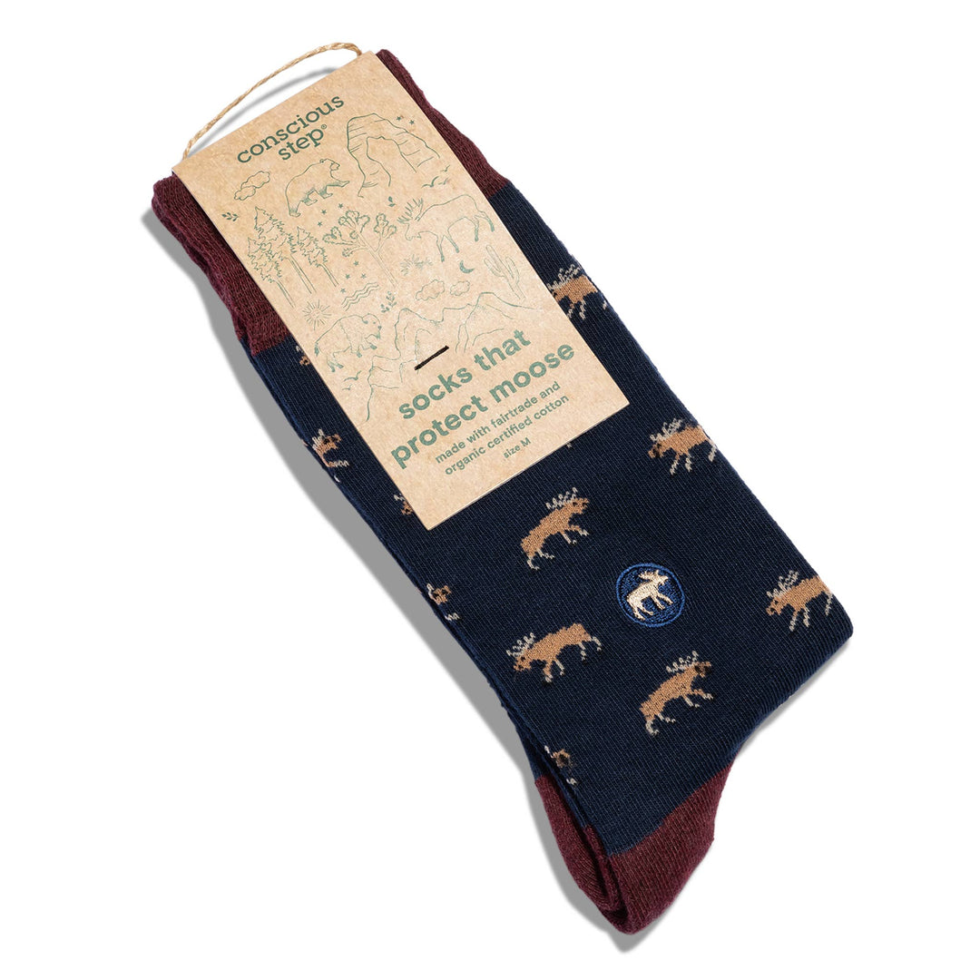 Socks that Protect Moose Conscious Step