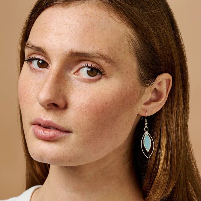 Soft Shimmer Capiz Earrings