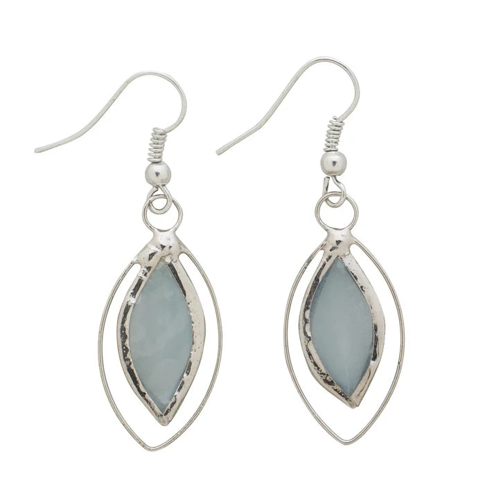 Soft Shimmer Capiz Earrings