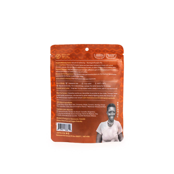 Pumpkin Spice Tea Loose Leaf 4.2oz JusTea