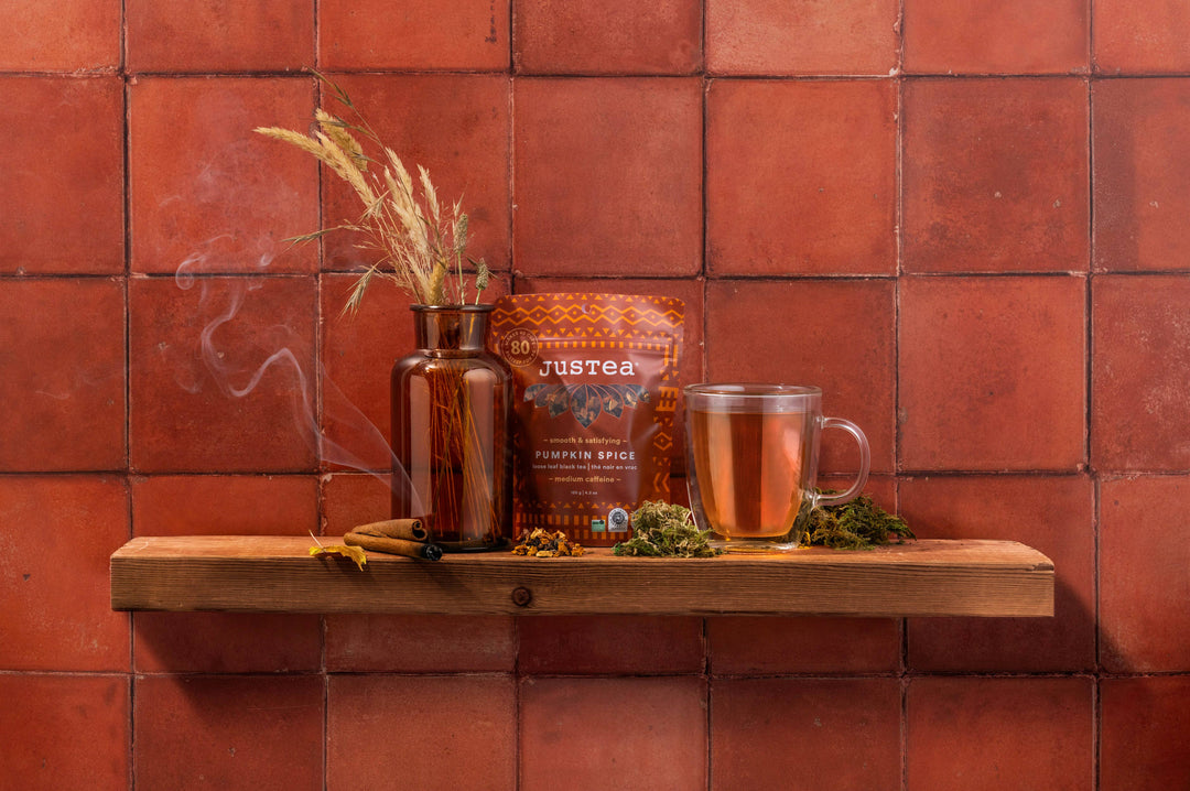 Pumpkin Spice Tea Loose Leaf 4.2oz JusTea