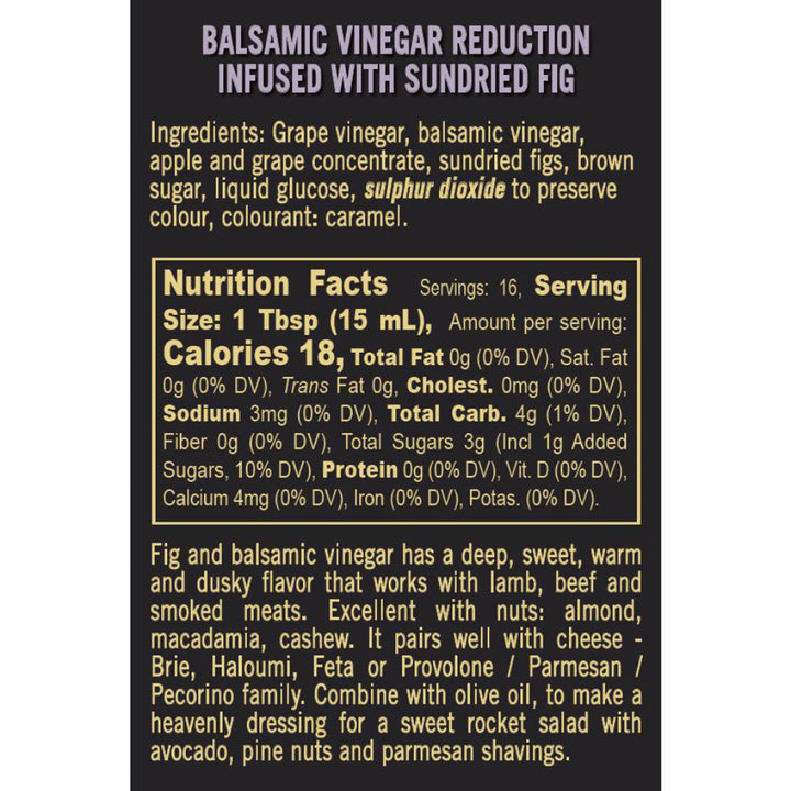 Sundried Fig Balsamic Vinegar Reduction 8.5oz