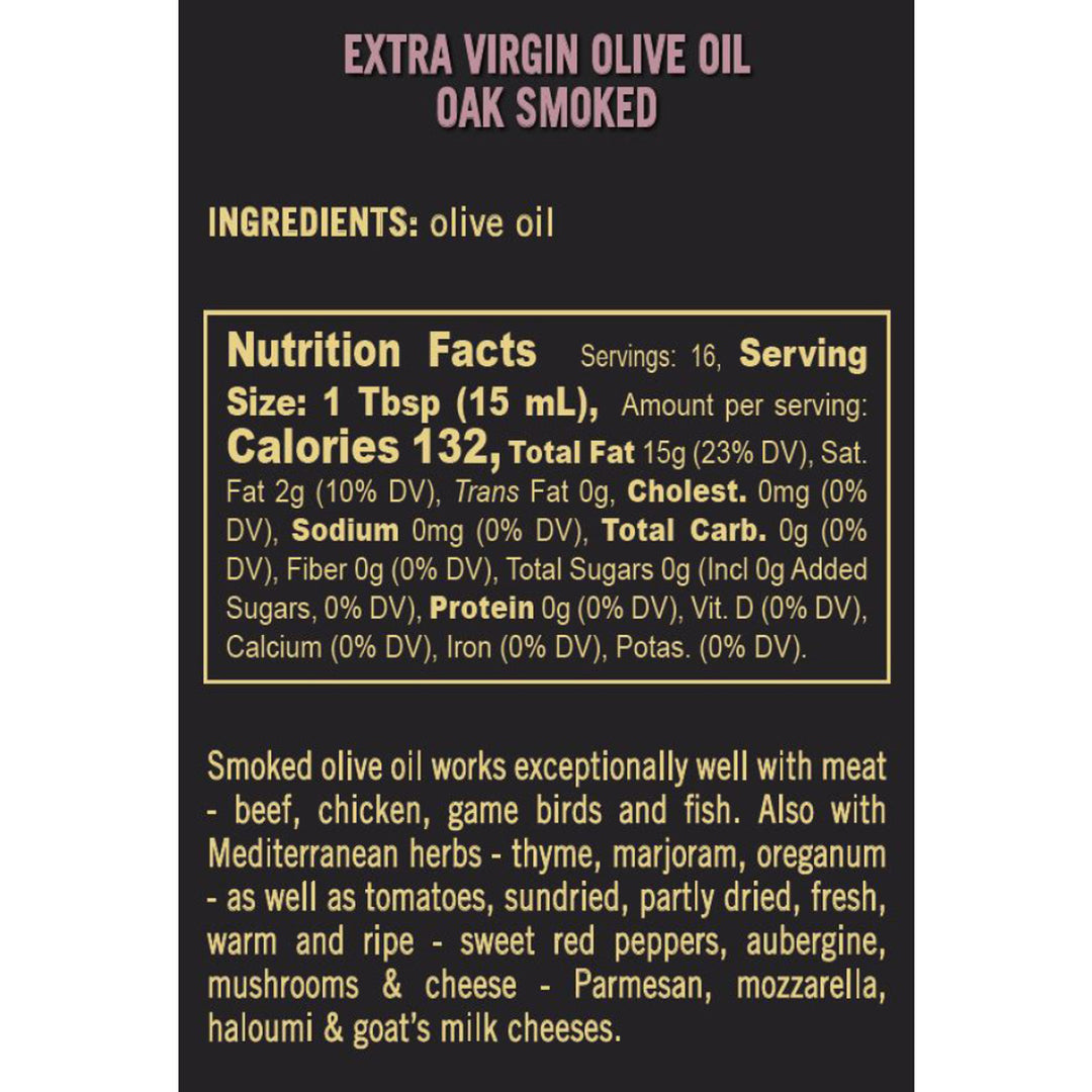 Oak Smoked Olive Oil 8.5oz