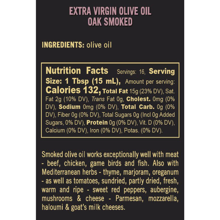 Oak Smoked Olive Oil 8.5oz
