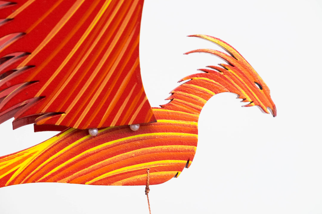 Phoenix Firebird Flying Bird Mobile